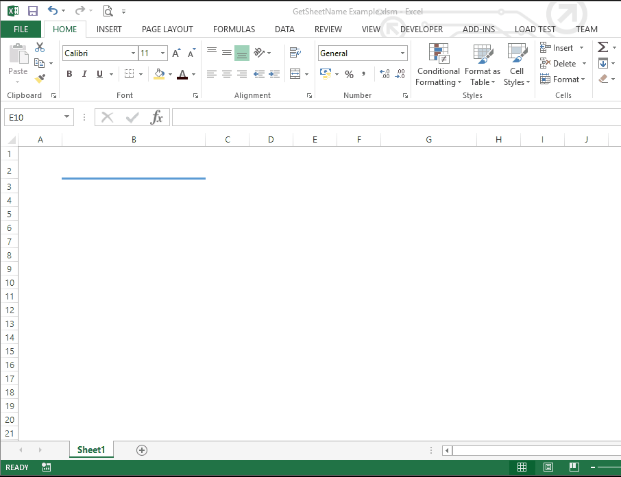 Excel Custom Formula Getsheetname Engineers Tools